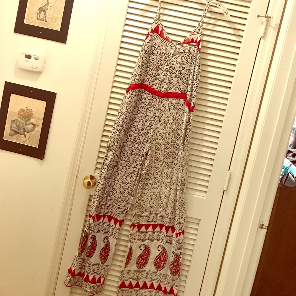 JEN'S PIRATE BOOTY Jumper Romper Wide Leg Pockets!
